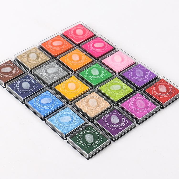 Children's Educational Finger Painting Colorful Clay DIY Finger Painting Clay Printing Table Colorful Finger Printing Clay 1 Set