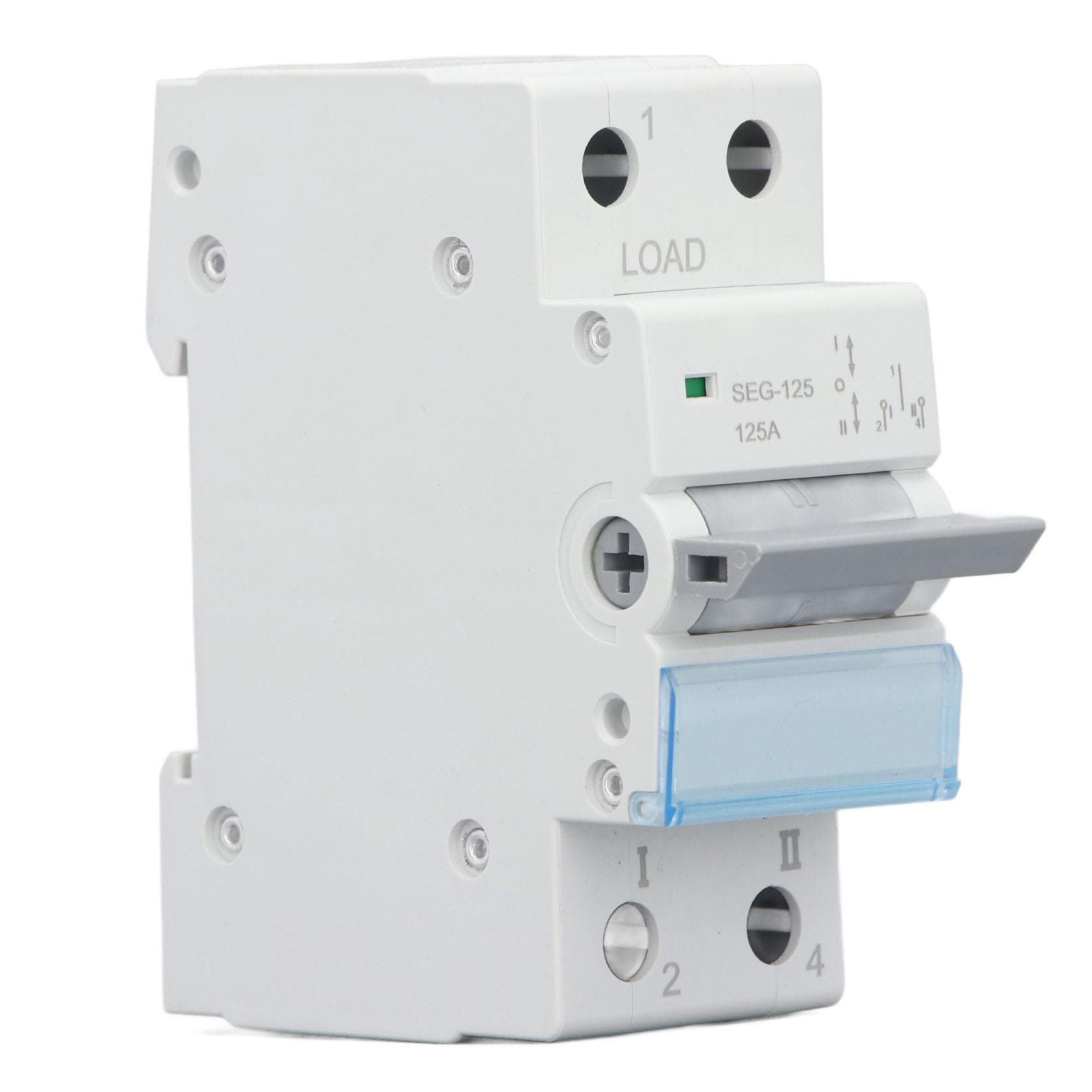 SEG?125 DC Circuit Breaker 230V 125A 1P Dual Power Isolation Switch for Solar and Power Generation