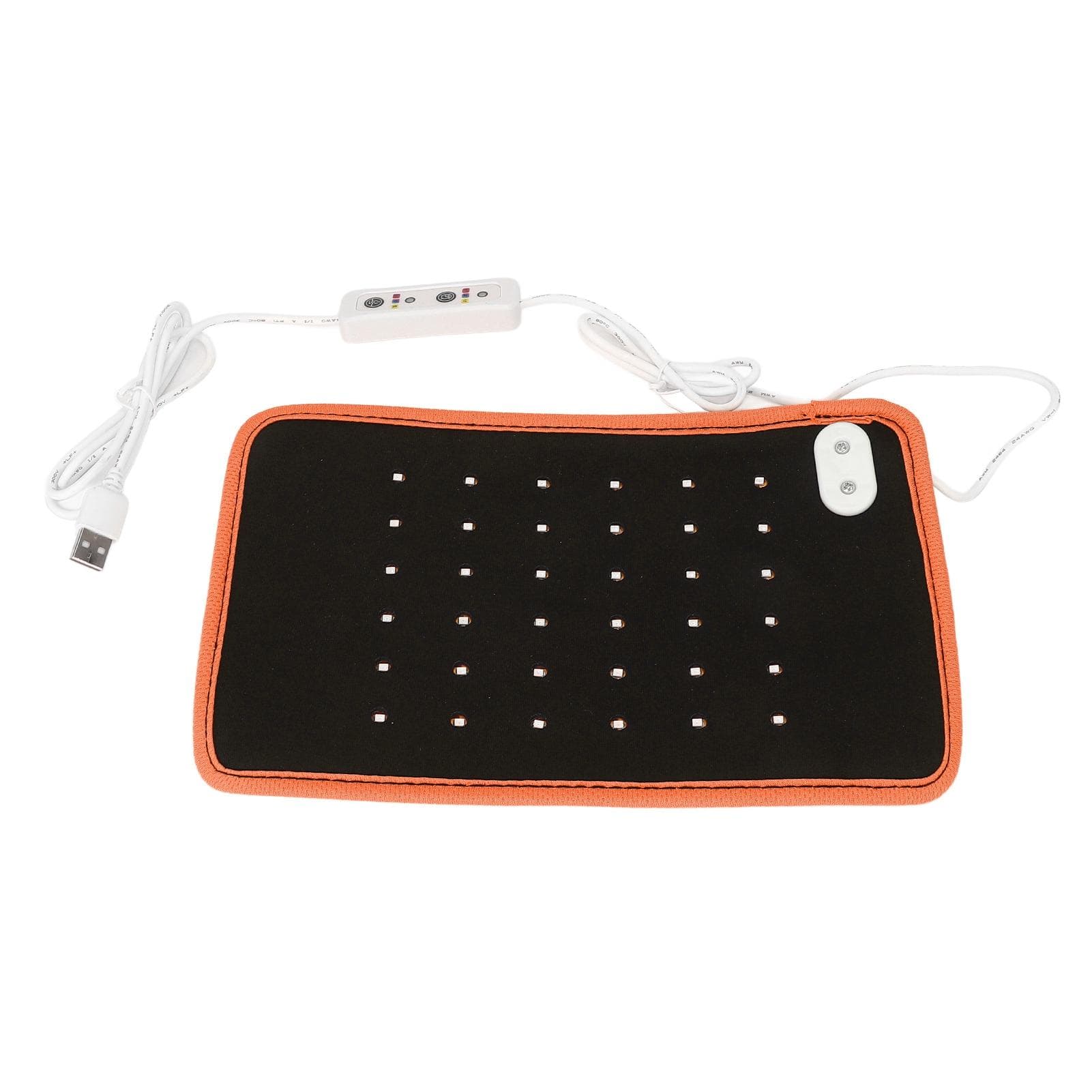 Infrared Light Therapy Belt 36pcs Light Chip Red Light Wearable Wrap Device for Waist Back orange
