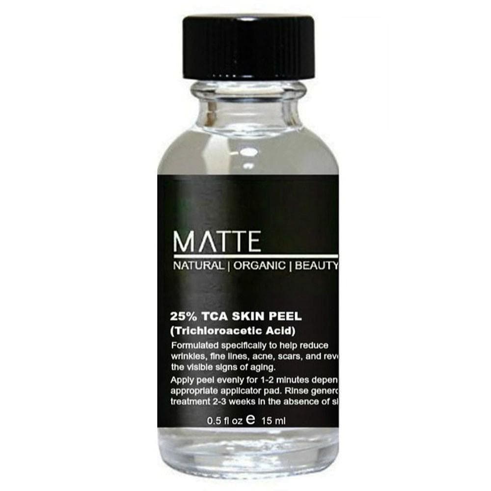 25% TCA Skin Peel Kit 15ml Matte Beauty Skin Peel Kit Removes Scars, Tattoos, Wrinkles, Fine Lines, Acid
