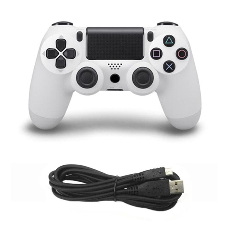Game Controller Console USB Wired Connection Gamepad for Sony PS4 white