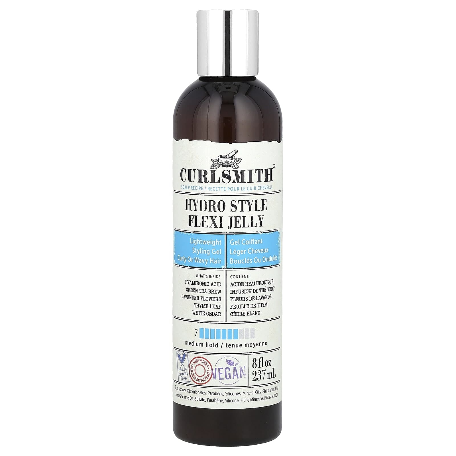 Curlsmith, Hydro Style Flexi Jelly, for curly and wavy hair, 8 fl oz (237 ml)