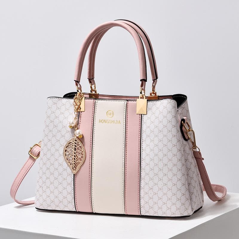 Handbag Large Capacity Women's Leather Bag Shoulder Bag Ladies Women Bags 2022 Luxury Brand High Quality Mother Gift pink