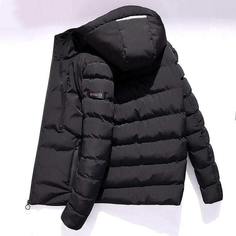 Cotton clothing Large size Down jacket Trend Leisure Men's clothes Winter Medium and long section M