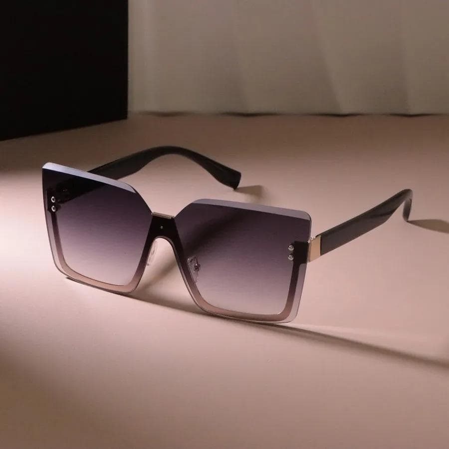 Big Frame Classic Square Sunglasses Women Men Designer Brand UV Protection Fashion Sun Glasses Multiple Colors Mirror Lens Other