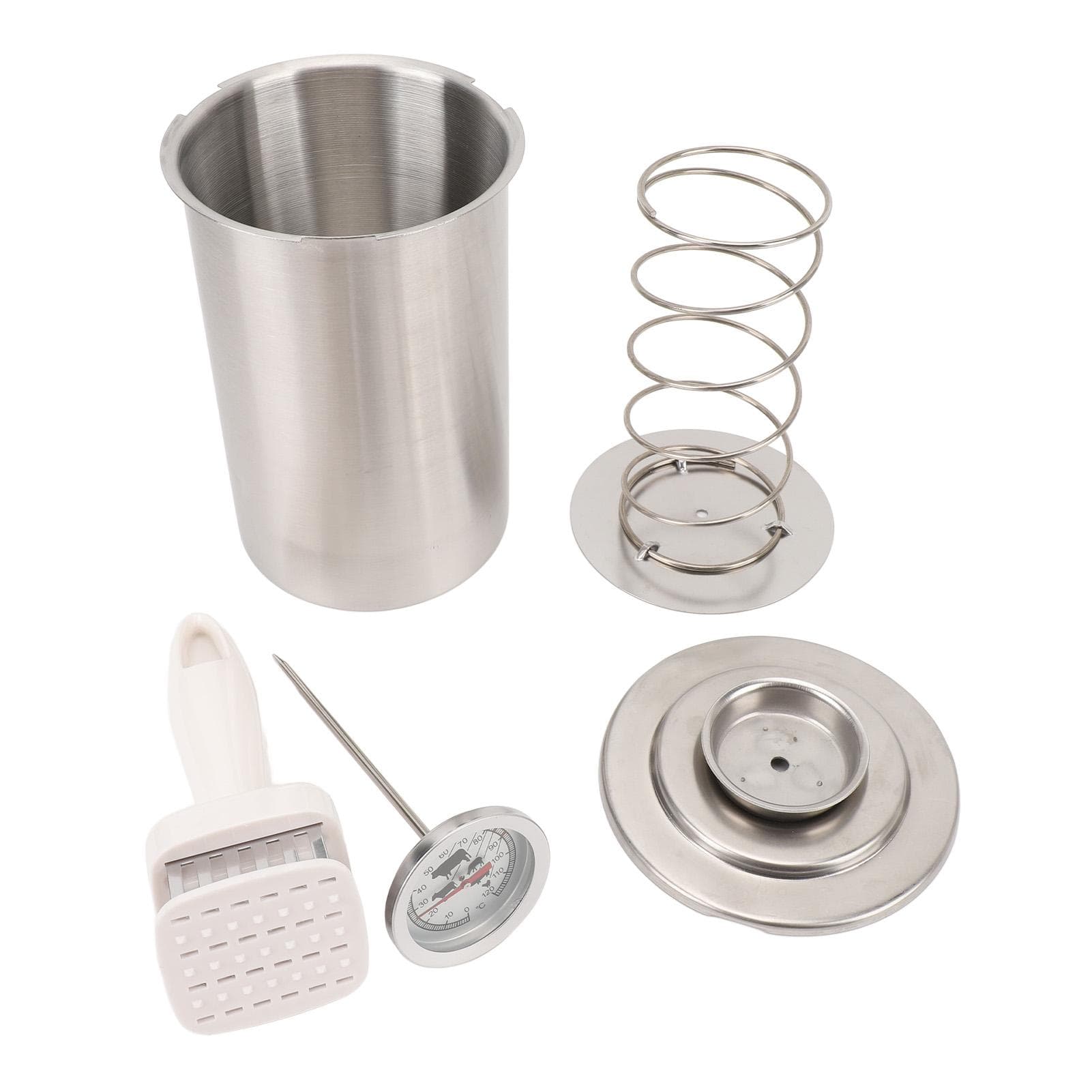 Steamed Meat Bucket Stainless Steel Kitchen Bacon Meat Pressure Cooker with Thermometer Type 2