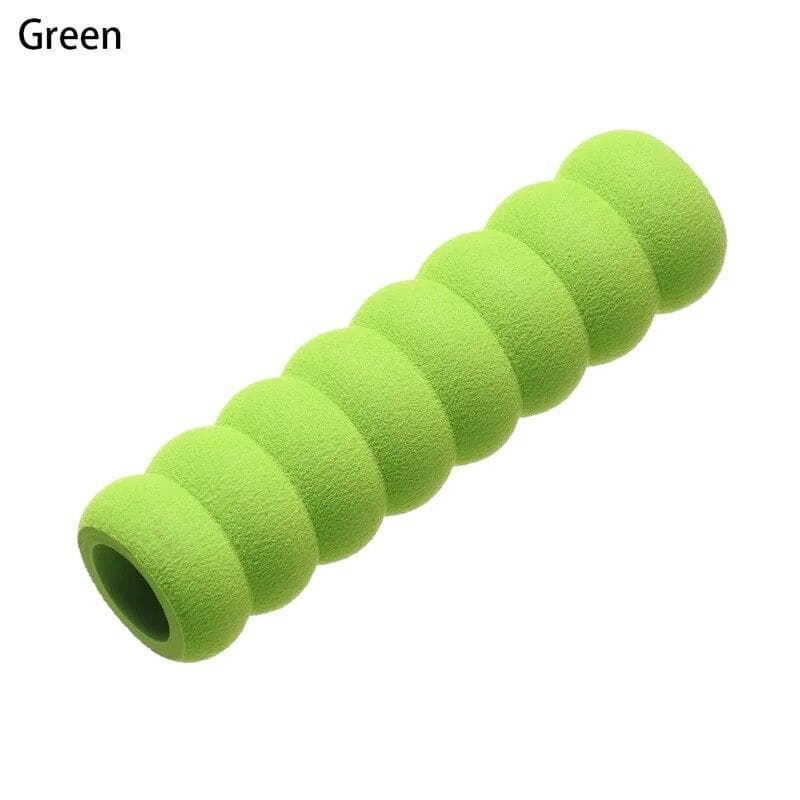 Soft Rubber Crash Pad Door Handle Stopper Cute Round Door Knob Foam Cover Furniture Protector Baby Safety Practical Static-free green