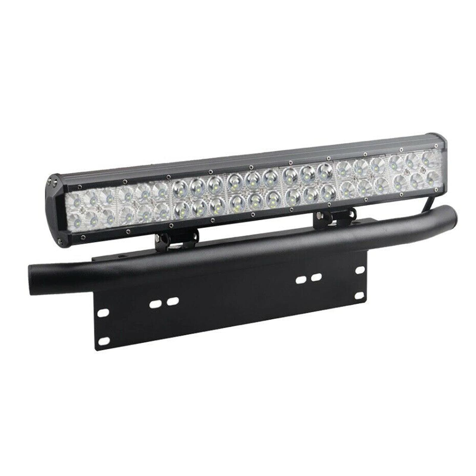 Leds Light Bar Mounting Bracket Front License Plate Frame Bracket License Plate Mounting Bracket black