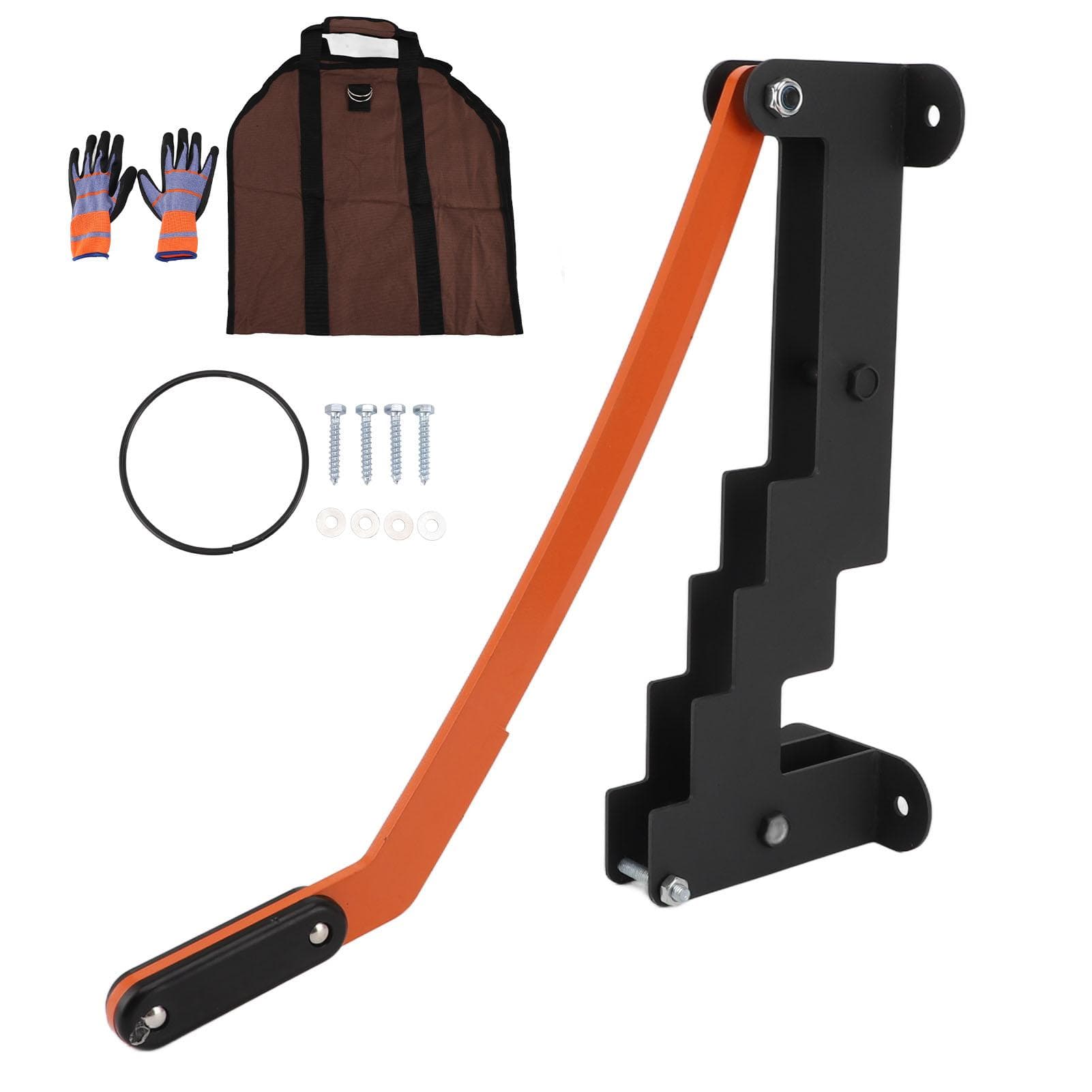 Log Splitter High Carbon Steel Labor Saving High Hardness Wall Mounted Wood Cutter for Camping