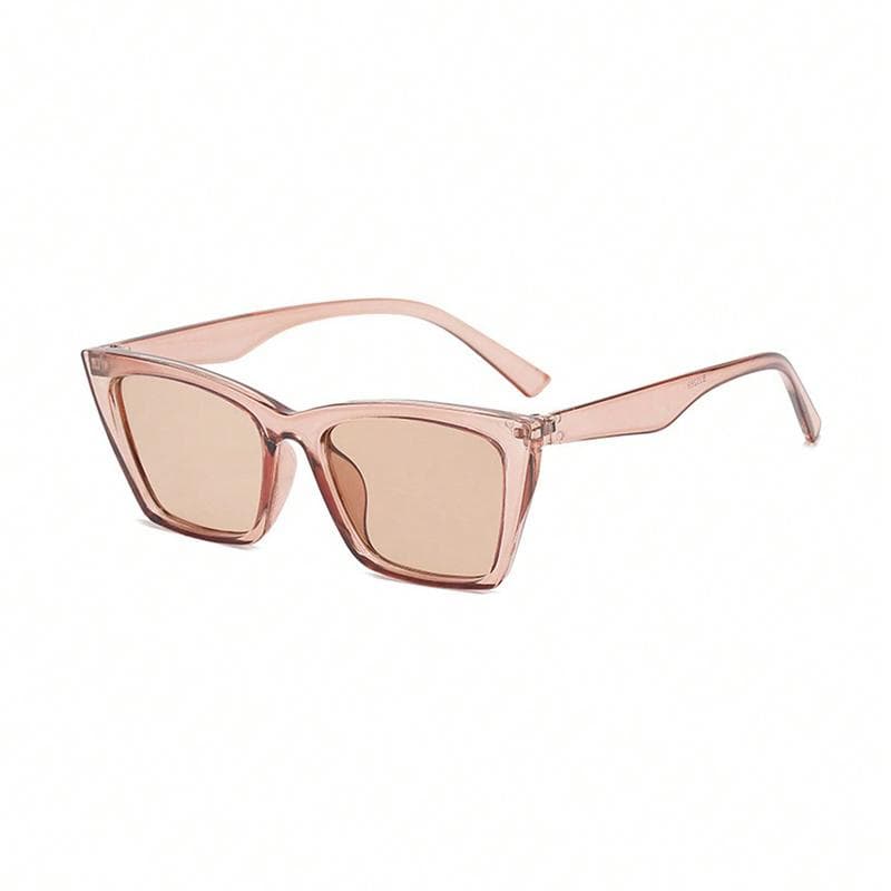 Vintage Cat Eye Sunglasses Women UV400 Protective Glasses Small Square Frame Fashion Designer Brand