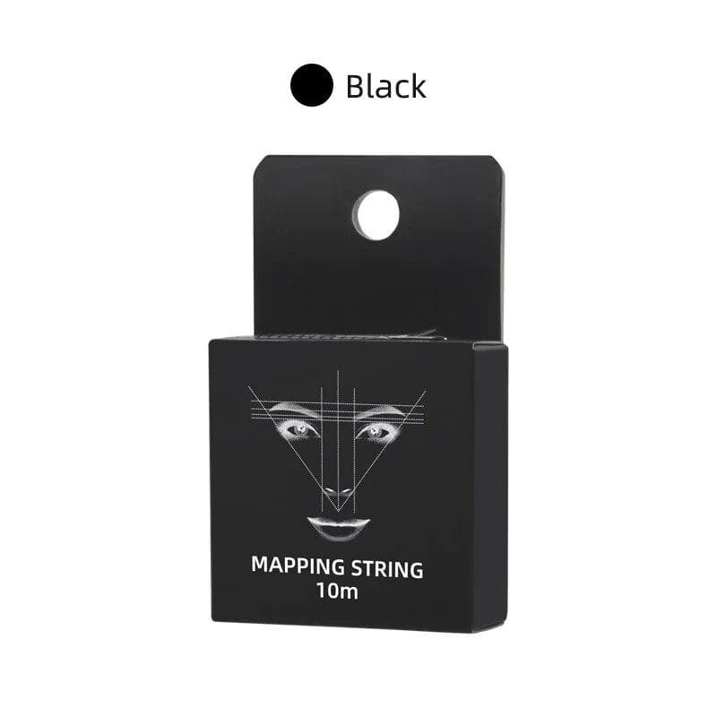 Eyebrow Tattoo Thread Eyebrow Semi Permane Ruler Auxiliary Line Drawing With Ink Positioning Mapping String black