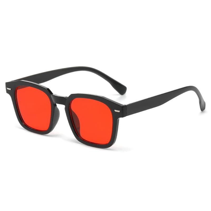 New Retro Small Frame Sunglasses Women Men Vintage Square Sun Glasses UV400 Protection Fashion Outdoor Eyewear As shown in the figu
