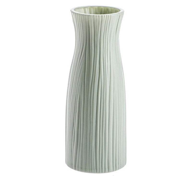 Plastic Flower Modern Vase Decoration Home Nordic Style Vase Imitation Ceramic Flower Pot Decoration Vases for Flowers