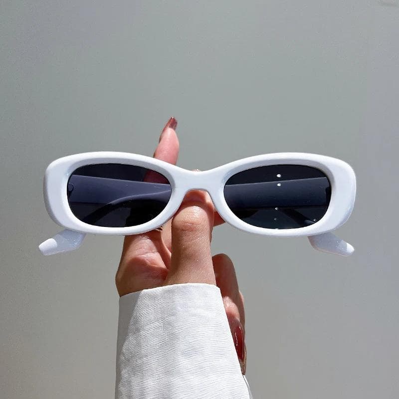 Small Oval Sunglasses for Women Fashion Gradient Vintage Trendy Sun Glasses Luxury Brand Designer Shades Eyewear Gafas De Sol as picture shows