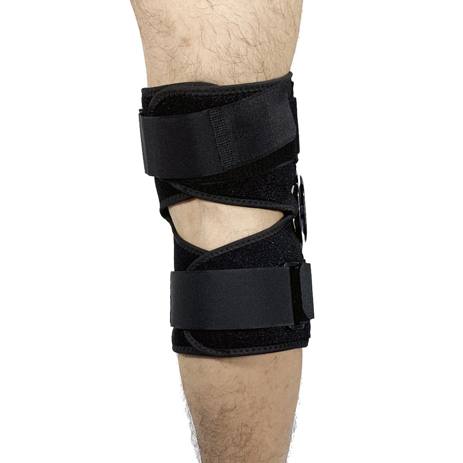 Sport Knee Brace Compression Sleeve 360 Degree Wrap Adjustable Shock Absorption Patellar Support