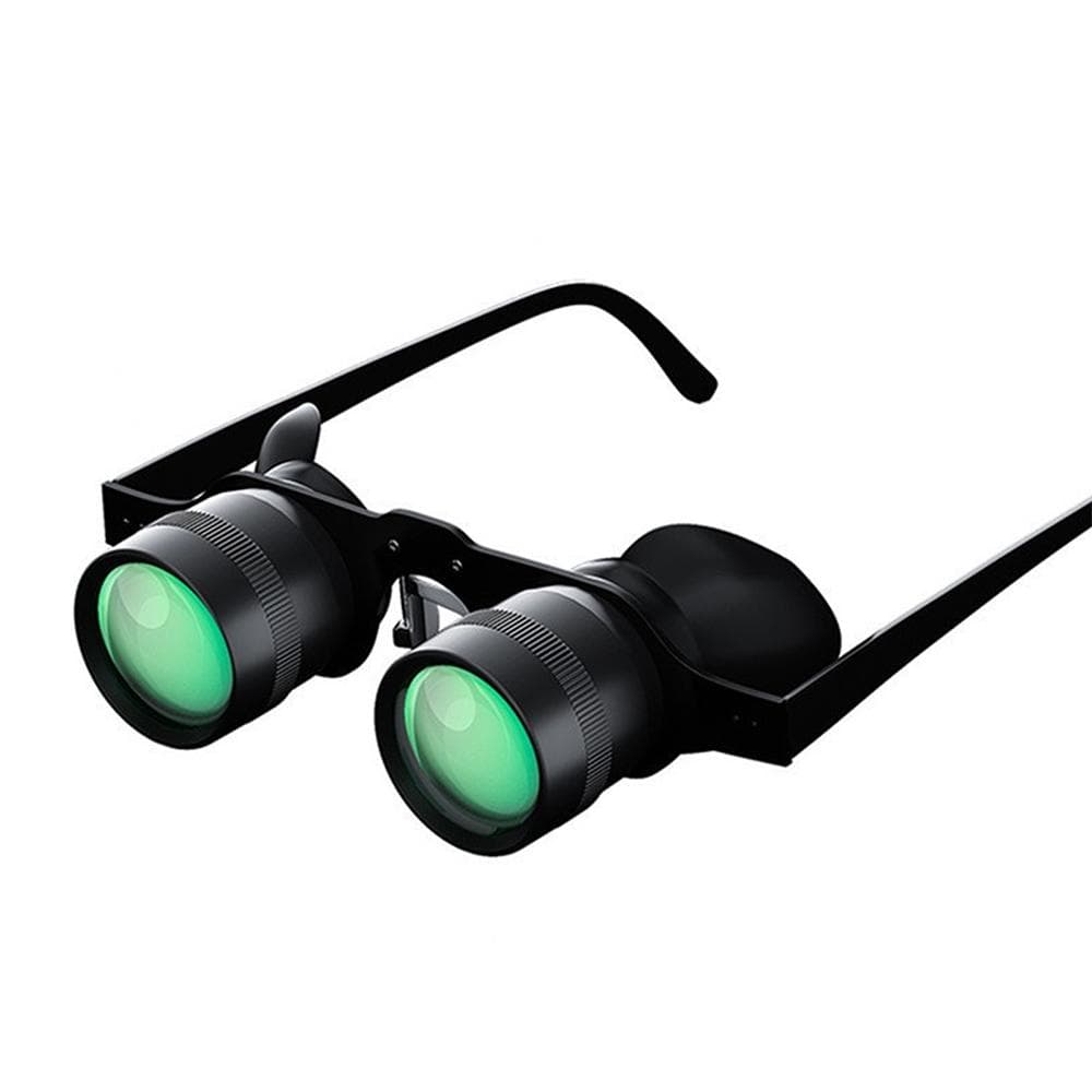 Fishing Binoculars HandsFree Fishing Binoculars Portable Telescope Focal Length Adjustable for 0 black