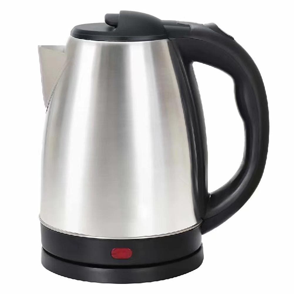 2.0L Stainless steel electric kettle Silver gray EU Plug silver gray