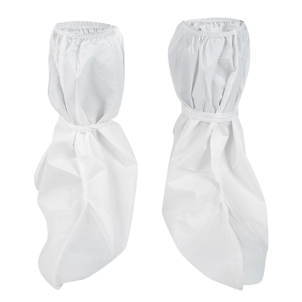 Universal Size Dustproof Antistatic Waterproof Shoe Cover Lab Cleaning Room Boot Cover White