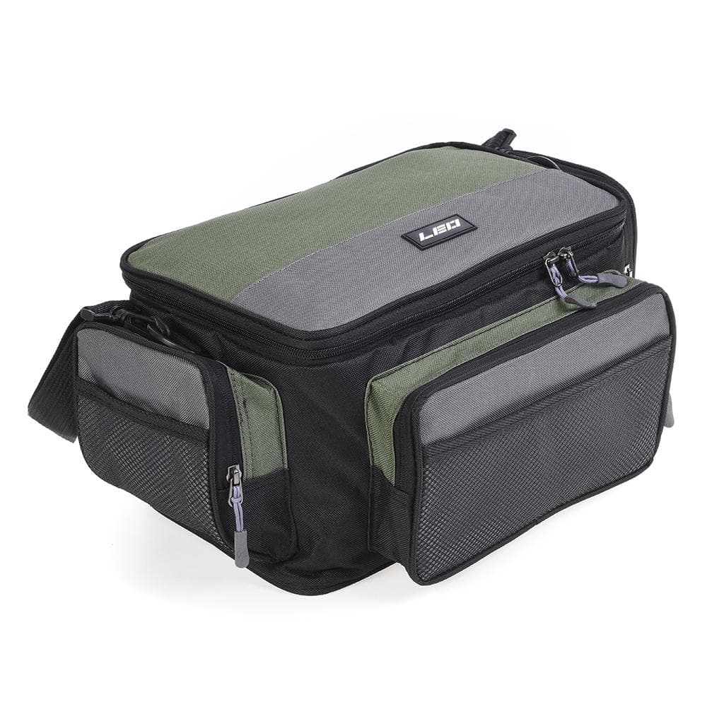 Fishing Bag Multifunctional Outdoor Fishing Tackle Bag Pack Fishing Reel Lure Storage Shoulder Bag Bag Only