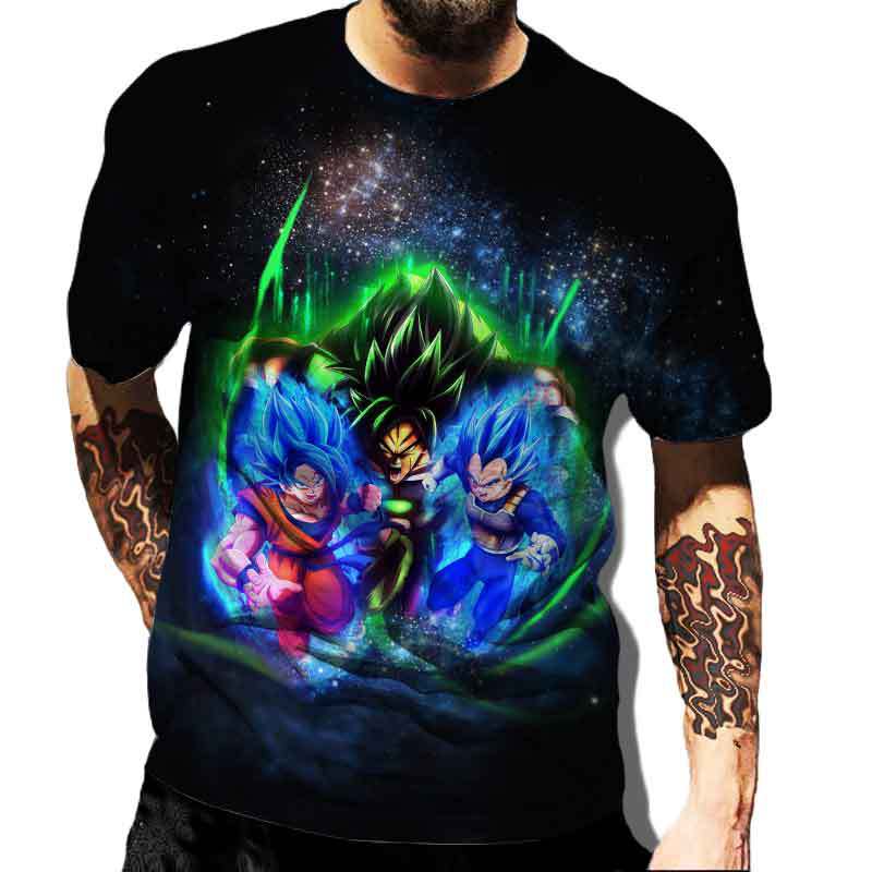 Anime Vegeta Tshirt Dragon- Balls T Shirts Men's T-Shirt Classic Man Clothes Harajuku Graphic Printed Clothing Summer Tops Tees XL