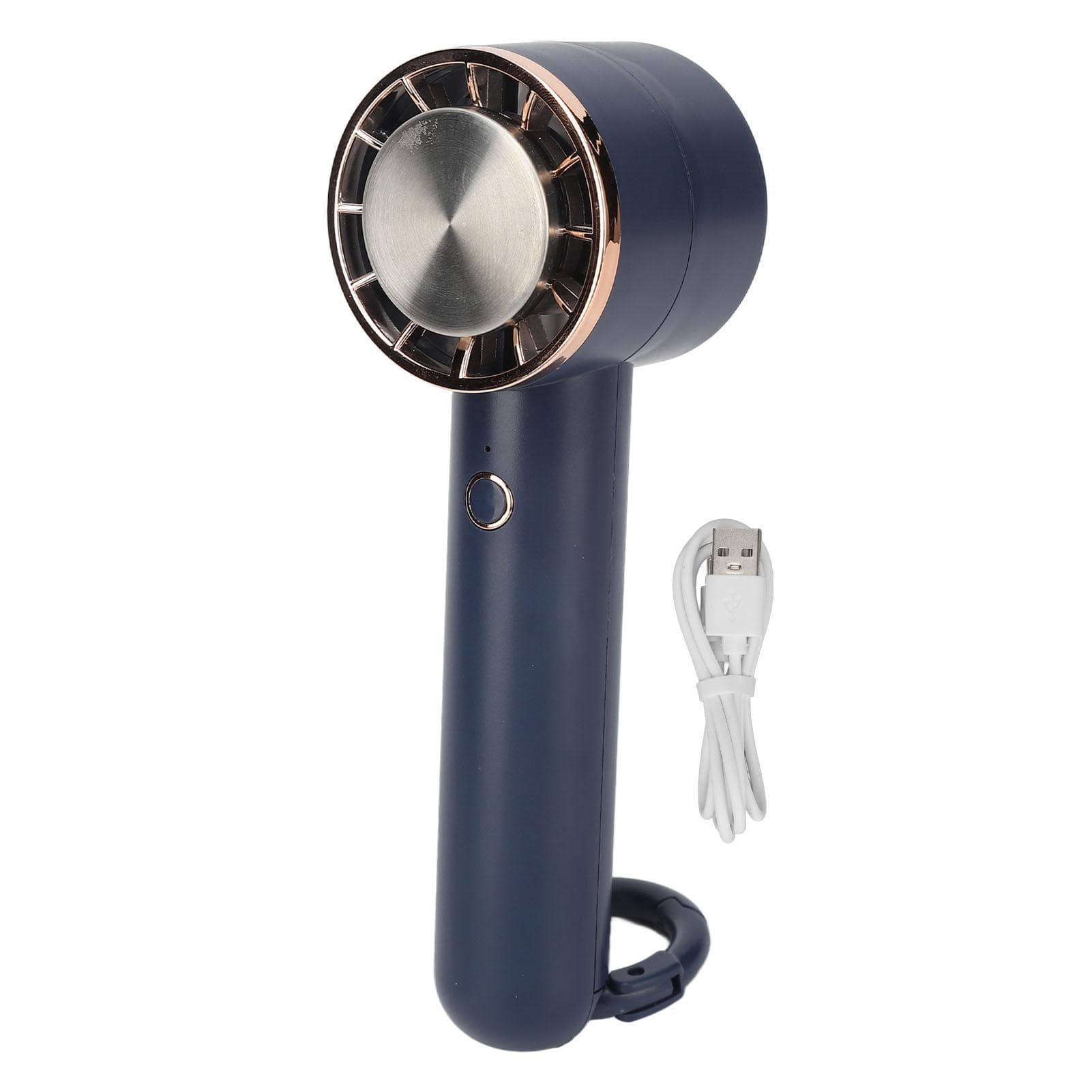 USB Rechargeable Personal Fan Outdoor Portable Handheld Cooling Fan with 3 Adjustable Speed for blue