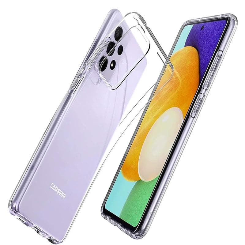 Case For Samsung Galaxy S24 S23 FE S22 ULTRA PLUS A52 A14 A32 A34 A13 A54 A53 5G A15 A25 A35 A55 Transparent Back Soft Silicone TPU Back Cover Coque Samsung Galaxy S20 FE white