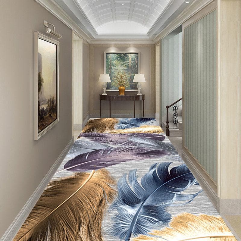 Customizable Aisle Hallway Long Carpets European Stairs Corridor Home Decor Wedding Hotel Area Rug Long Runner Entrance Door Mat 80x300cm