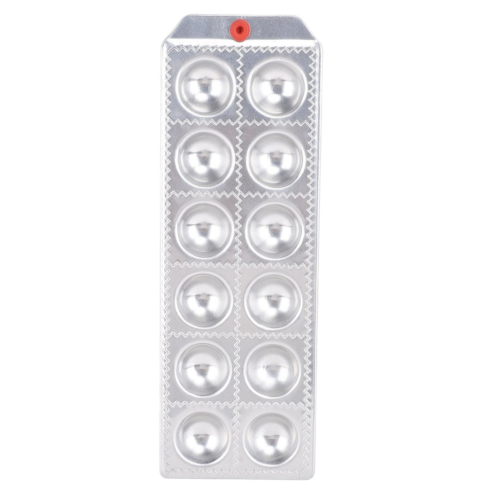12 Hole Ravioli Maker Round Aluminum Alloy Easy Cleanup Time Saving Pasta Maker for Home Kitchen