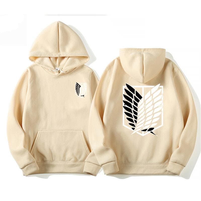 Attack On Titan Men's Hoodie Anime Hoodies Men Women Streetwear Pullover Harajuku Shingeki No Kyojin Hoodies Sweatshirt Clothes L