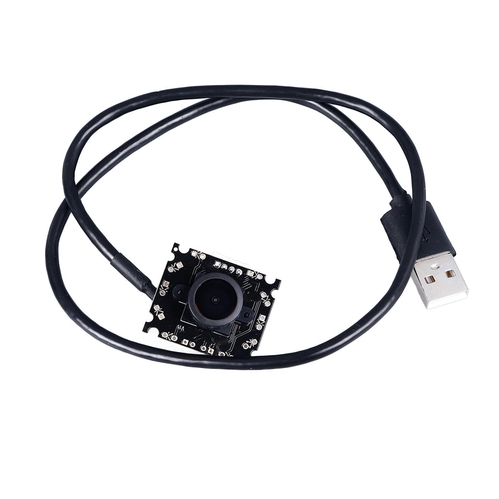 USB Camera Module 0.3MP OV7670 30FPS Manual Focus 160 degrees Camera Board with Distortion for Video
