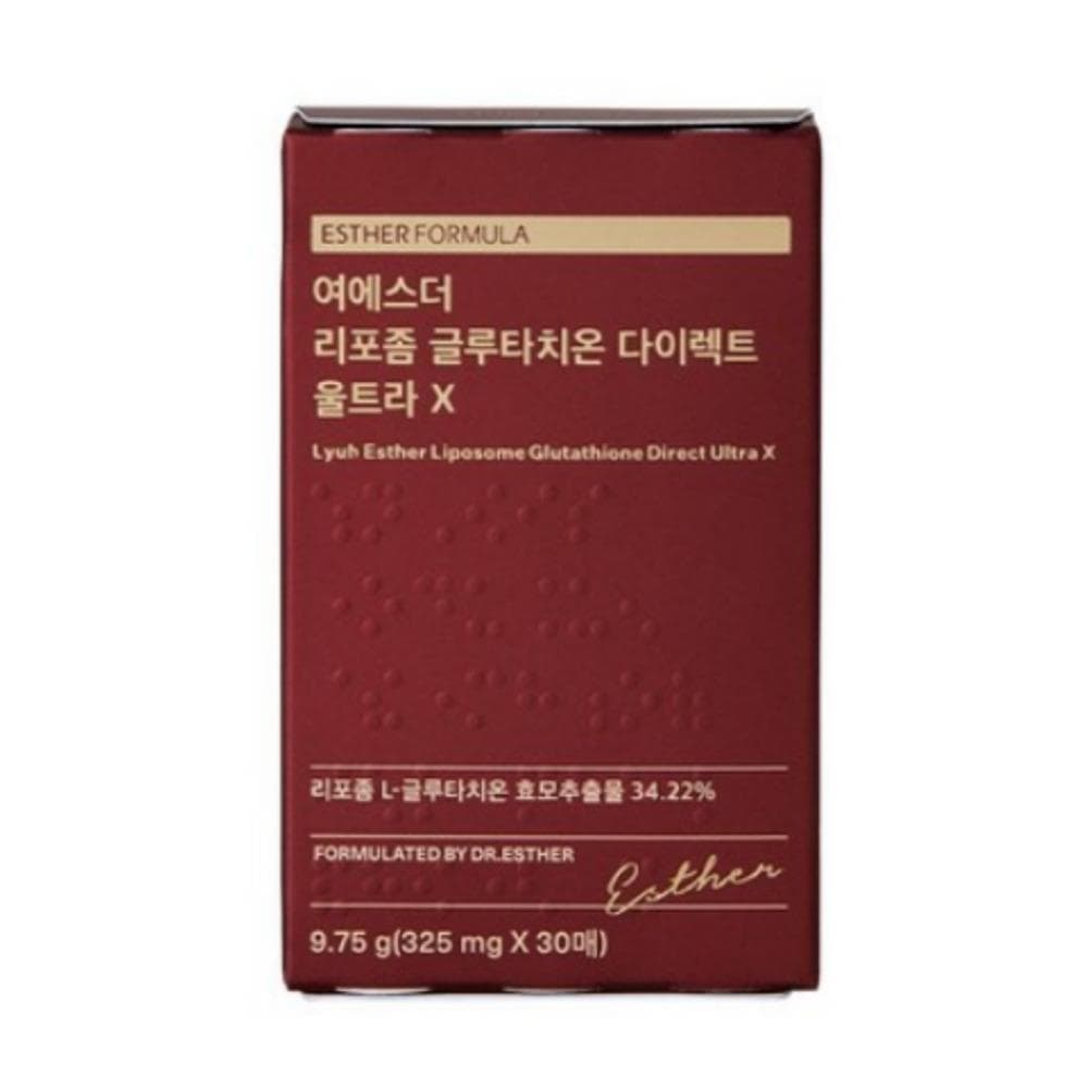 [Lyuh Esther] Liposome Glutathione Direct Ultra X (30pcs) 2 box