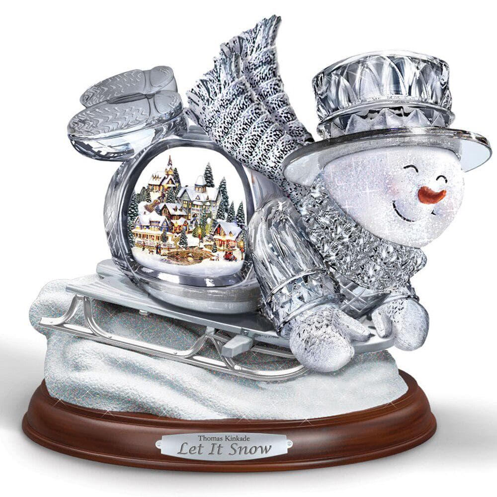 Cross Stitch Kit DIY Diamond Embroidery Snowman Castle Diamond Painting Mosaic Home Decor 30X30CM