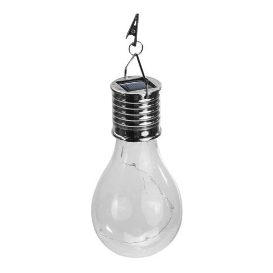Outdoor Colorful Solar Powered LED Light Bulb Party Garden Yard Hanging Lamp warm white