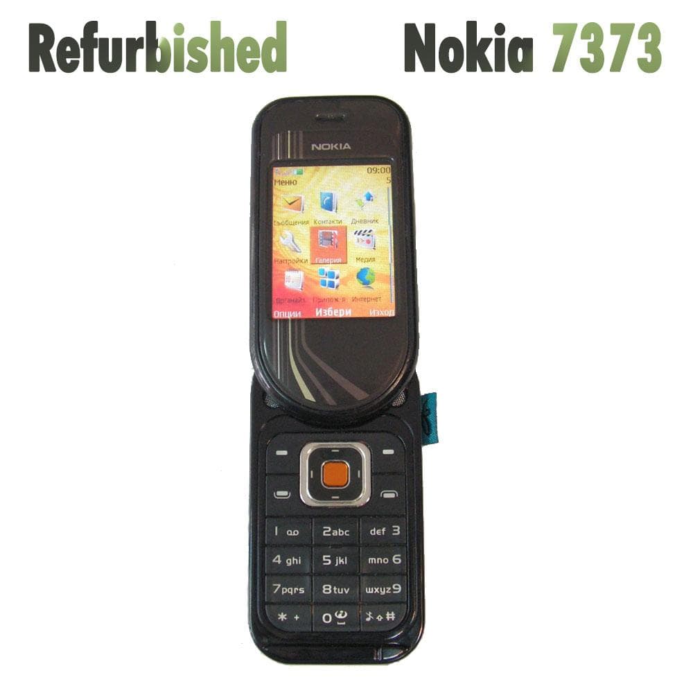 Refurbished Nokia Original Nokia 7373 Unlocked Mobile Phone With 1 SIM Simple set black