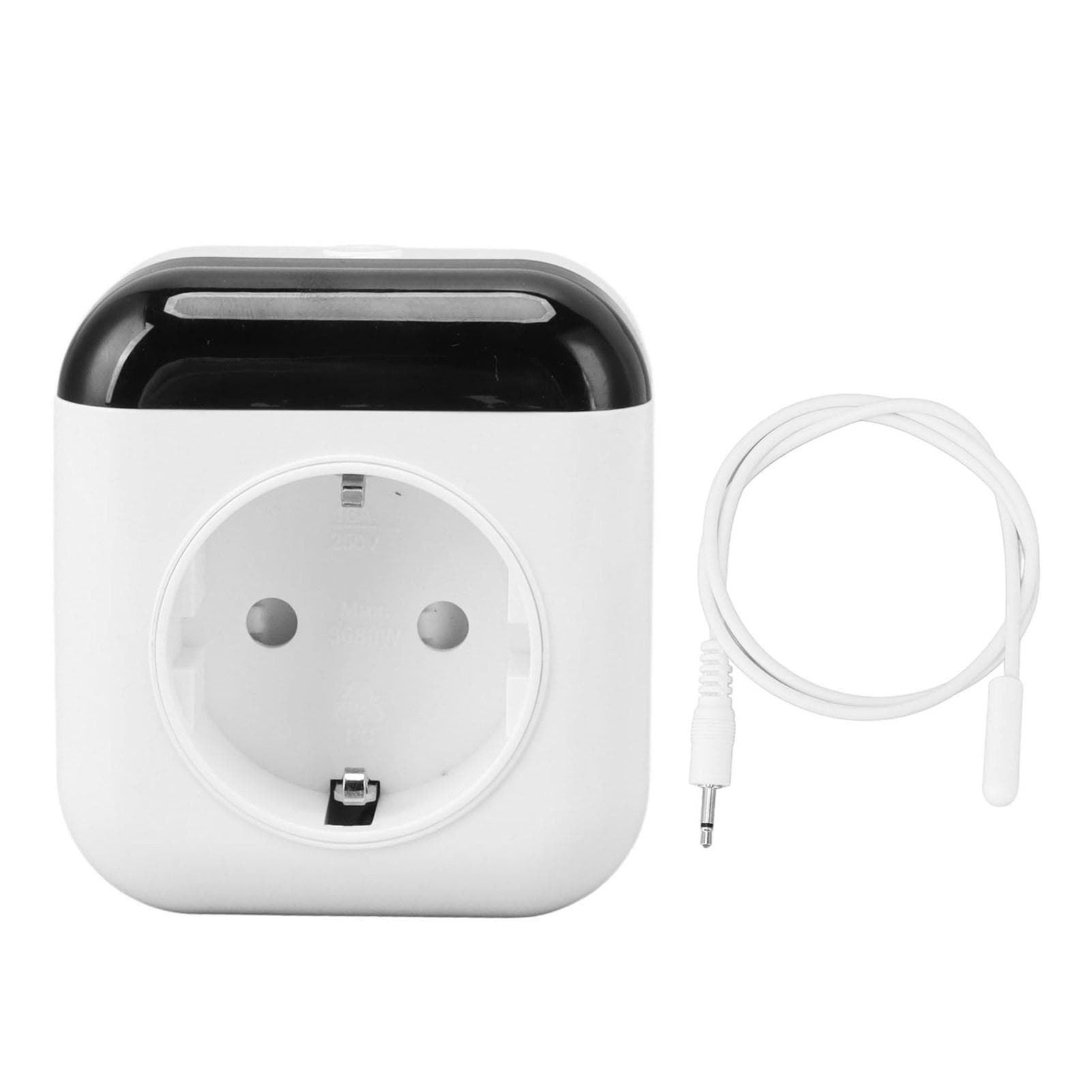 Smart Plug in Thermostat 2.4GHz WiFi Remote Control White Wireless Thermostat Plug Outlet for