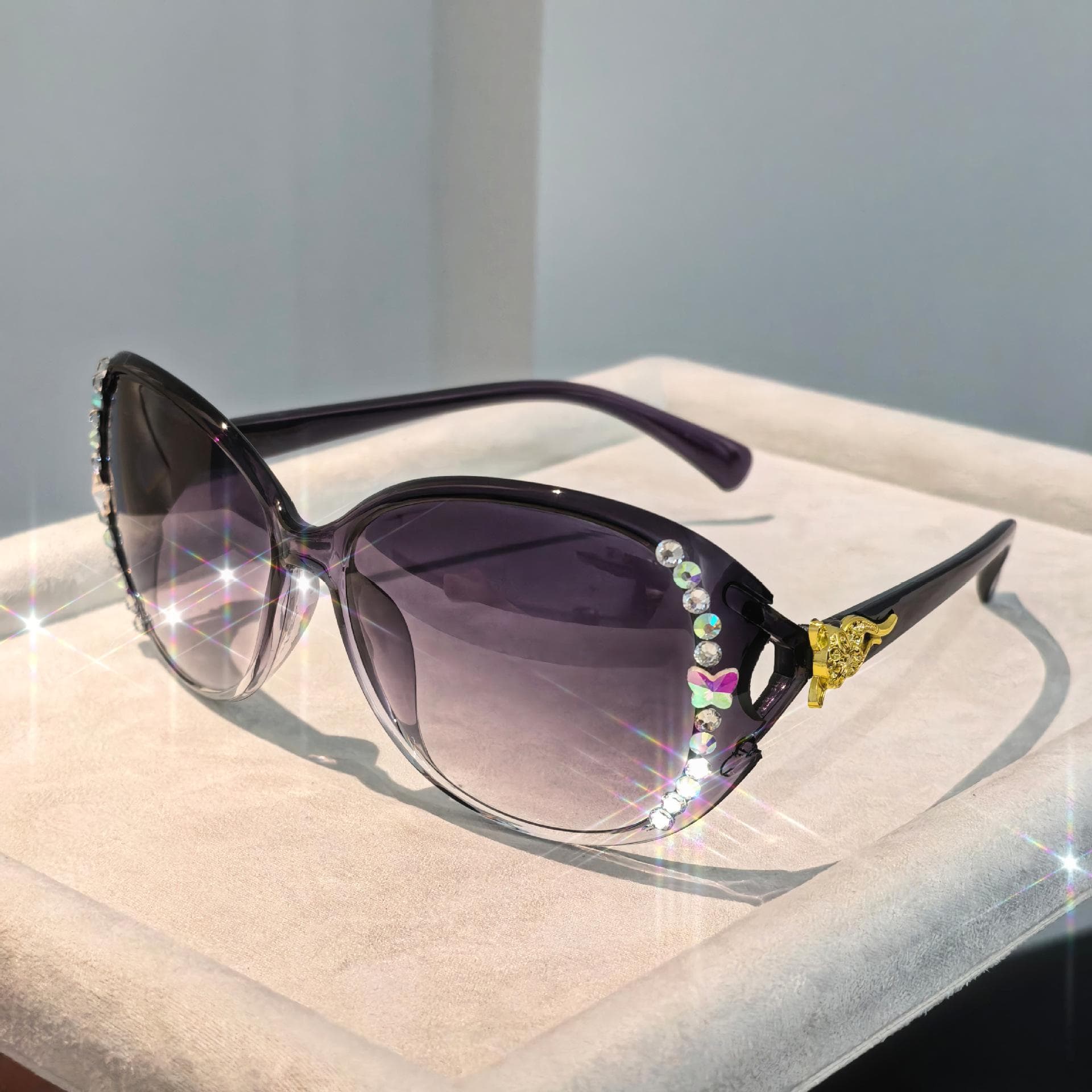 New Elliptic Sunglasses Women Designer Retro UV400 Protection Fashion Driving Shades Female Eyewear Brand Sun Glasses 1PC