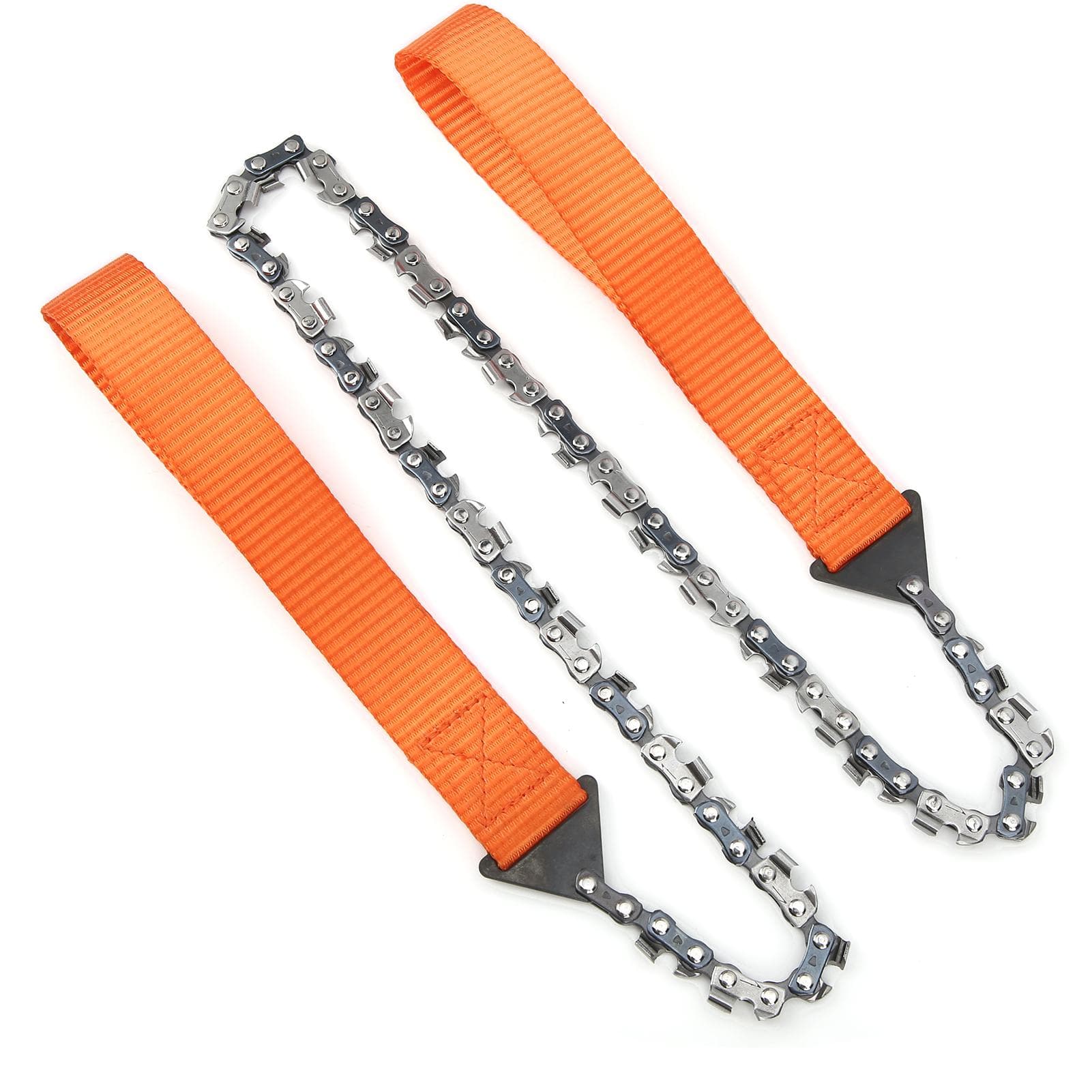Outdoor Mini Portable Hand Chain Saw Survival 33t Logging Camping Pocket Saw Toolorange