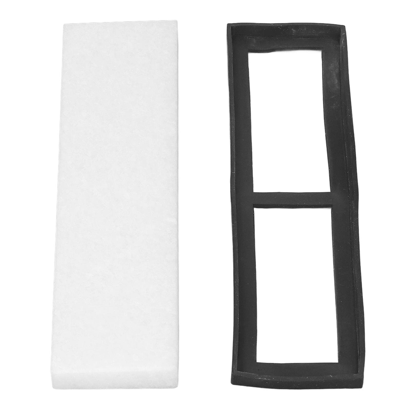 8000Grit Sharpening Stone White Jade Iron Free Professional Whetstone with Rubber Base for Kitchen