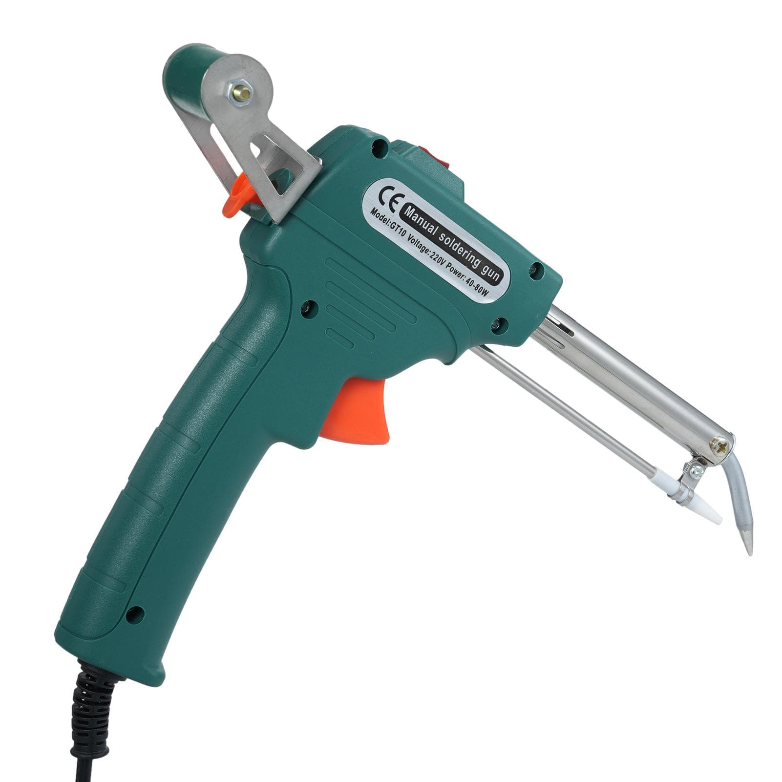 220V 60W External Thermal Manual Welding Automatic Feed Soldering Iron Electric Temperature Tool UK Plug