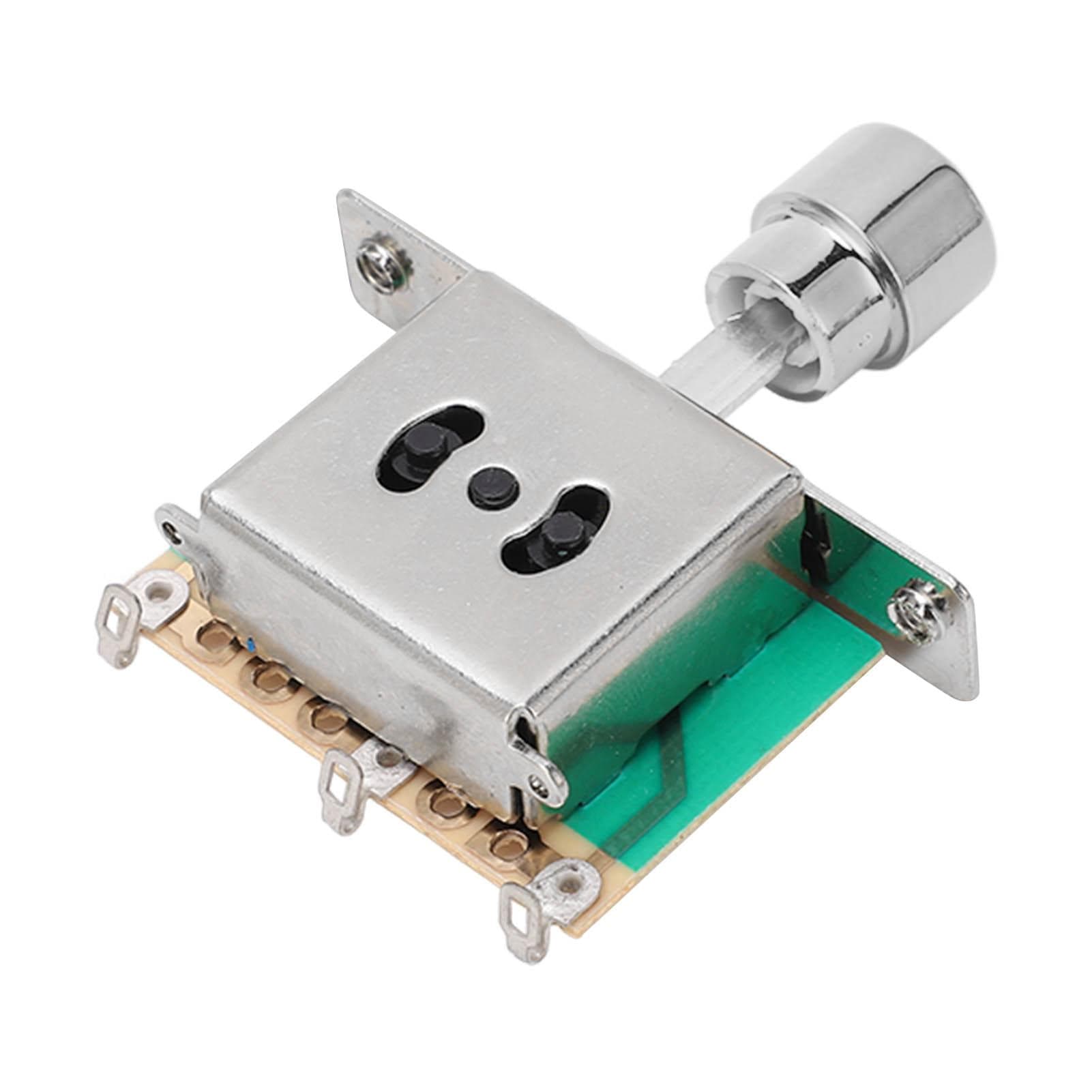 Guitar 3 Way Toggle Switch High Strength Metal Electric Guitar Pickup 3 Way Selector Switch Gold silver