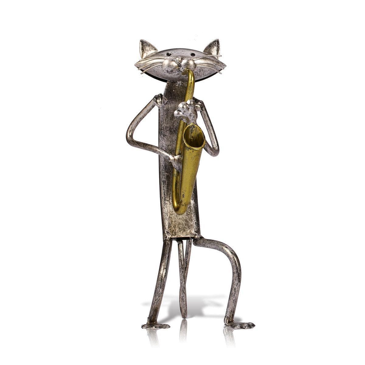 Cat Art Metal Sculpture Home Furnishing Decor Articles Handmade Handicrafts