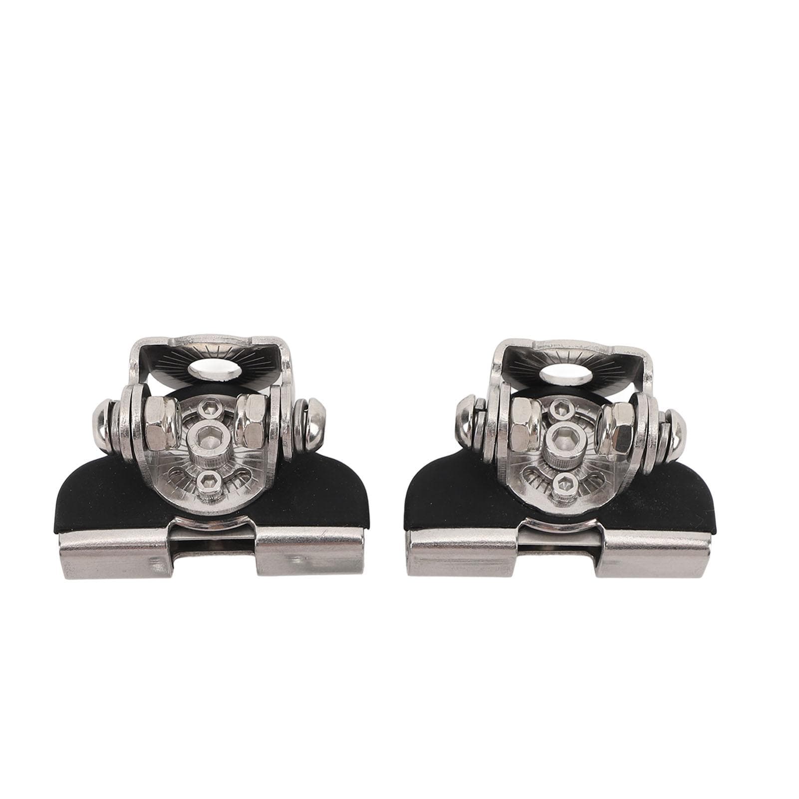2Pcs LED Light Bar Mounting Bracket Stainless Steel Adjustable Work Light Mount Bracket Clamp