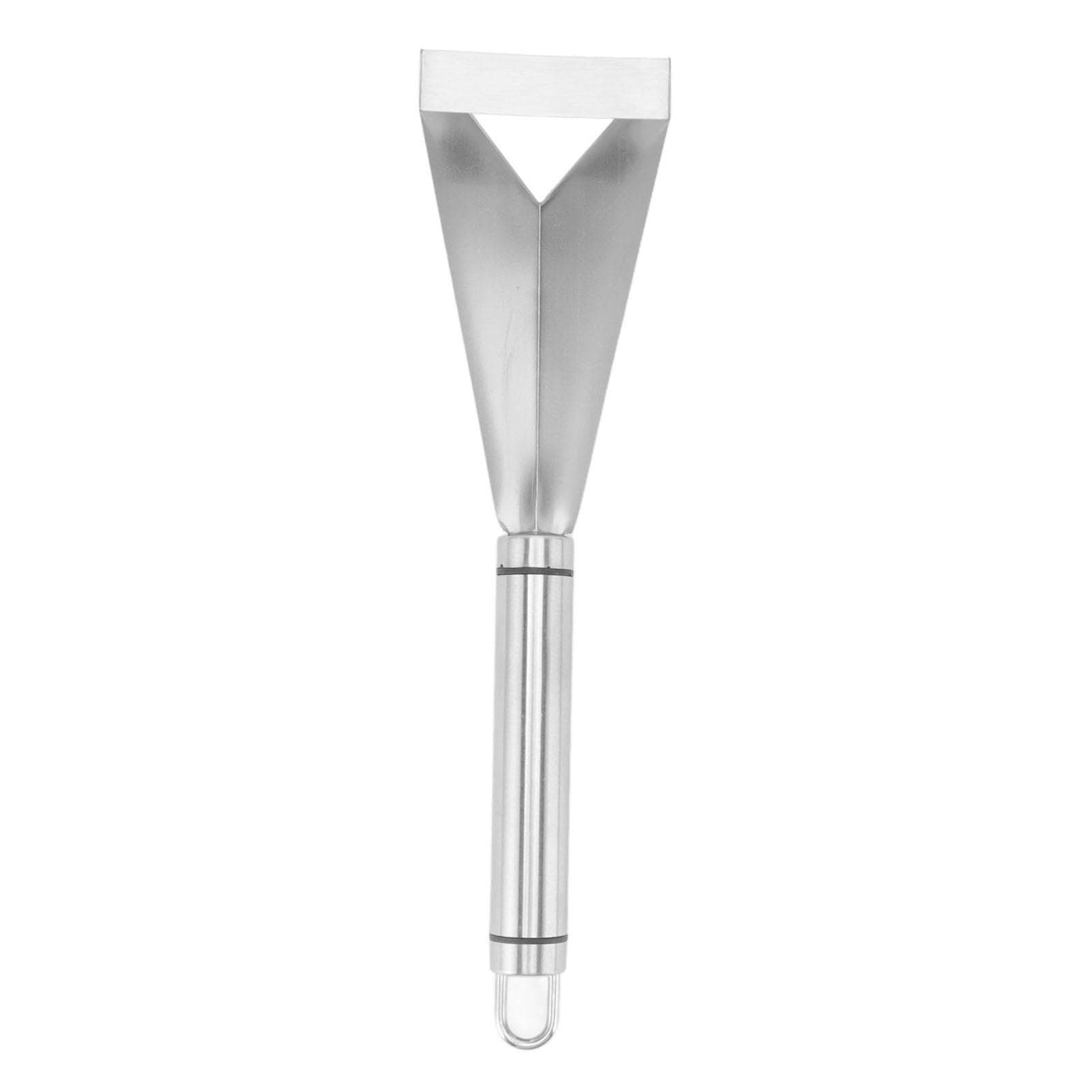 Fruit Vegetable Carving Knife Stainless Steel Triangular Shape Channel Knife Tool for Home Kitchen