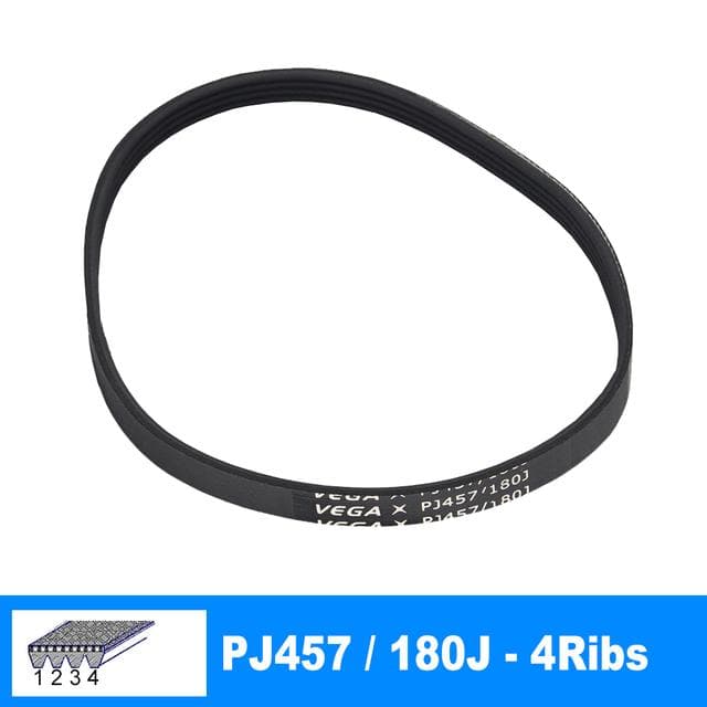 VEGA V-Belt PJ457 180J 3/4/5/6/7/8/9/10 Ribs for DIYModel Motor Belt Parts