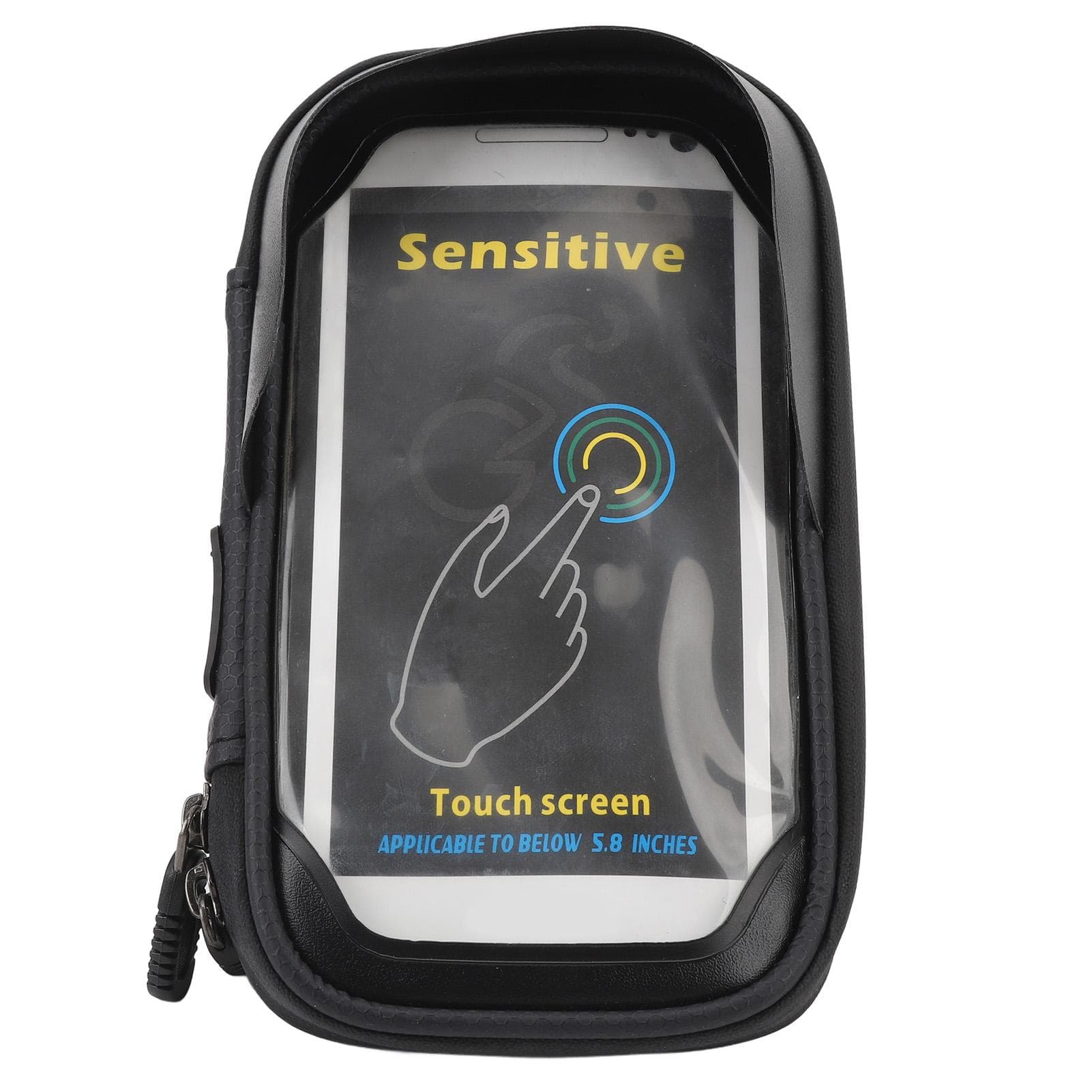 5.8in Electric Bike Phone Mount Bag Waterproof Bike Phone Holder 360 Degree Rotatable Shockproof