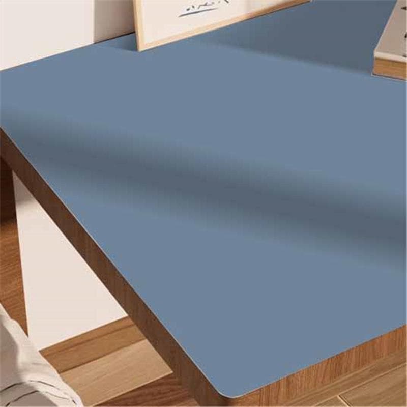 Self-Adhesive Thickened Soft-Touch Film Waterproof Moisture-Resistant Cabinet Wrap Furniture Renewal Wardrobe Doors Tabletops Decora Vinyl Film 40cm*3m blue