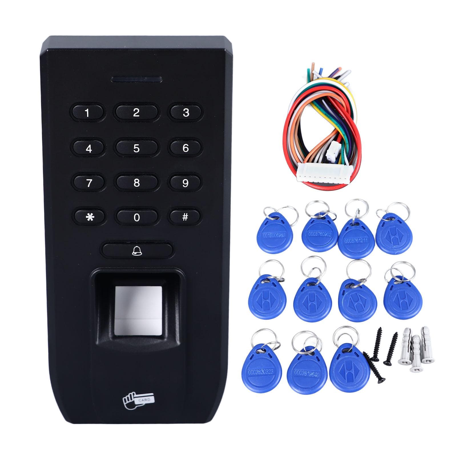 Attendance Time Clock Recorder Biometric Fingerprint Password Card Attendance Machine for Employees