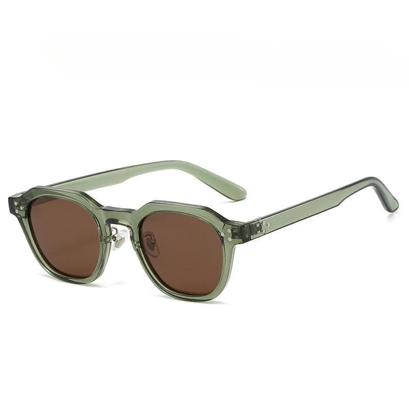 UV400 Polarised Sunglasses for Men Women Retro Square Frame Sun Glasses Fashion Luxury Brand Eyewear As shown
