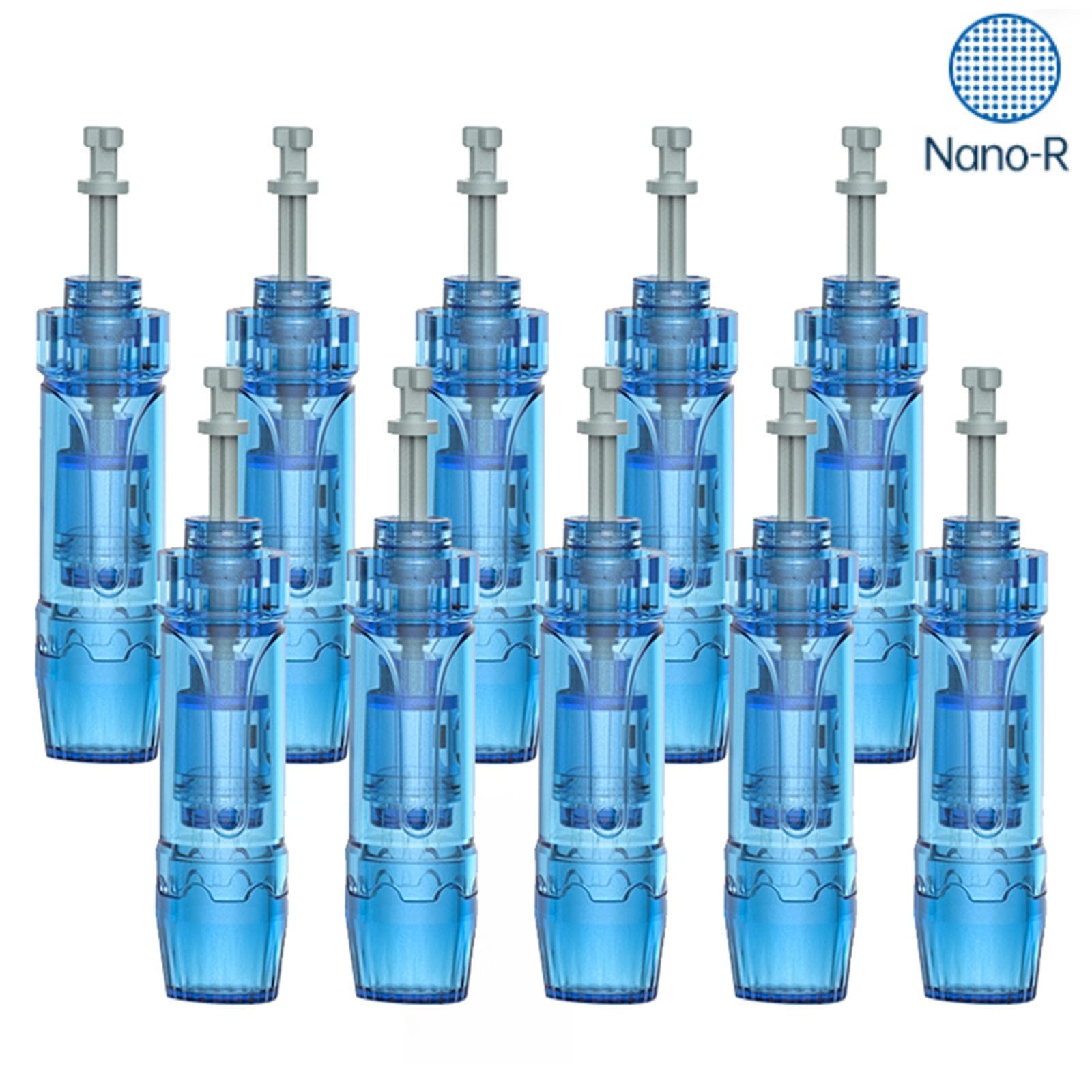 10PCS Electric Derma Pen Cartridges blue