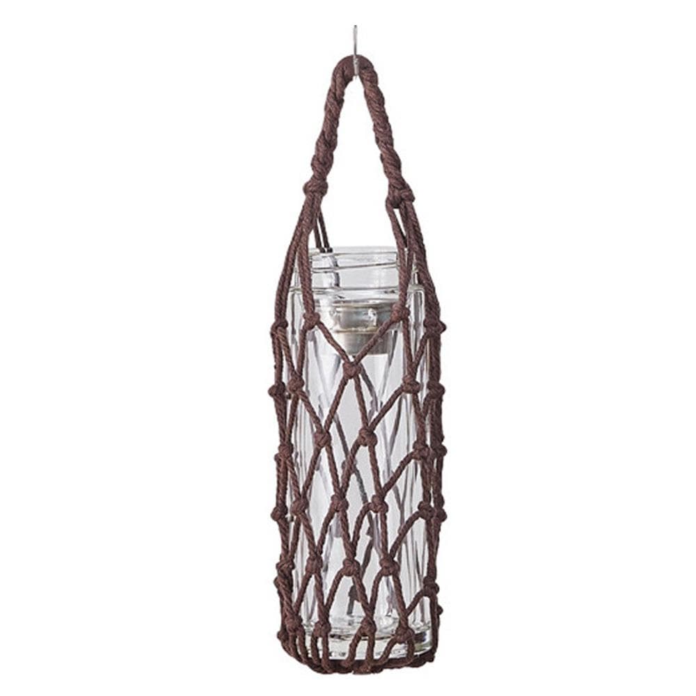 Portable Water Cup Mesh Bag Water Bottle Cover Cup Sleeve Pouch Visible Bag Outdoor Camping Umbrella Storage Mesh Cup Accessory dark brown